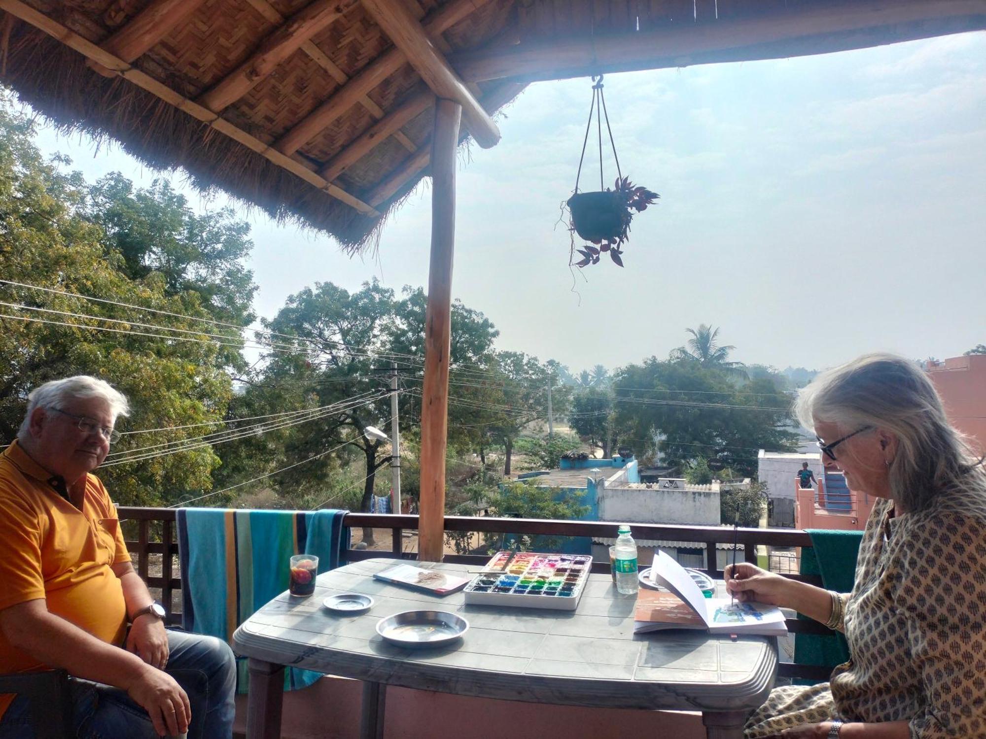 Prajwal Home Stay هامبي المظهر الخارجي الصورة